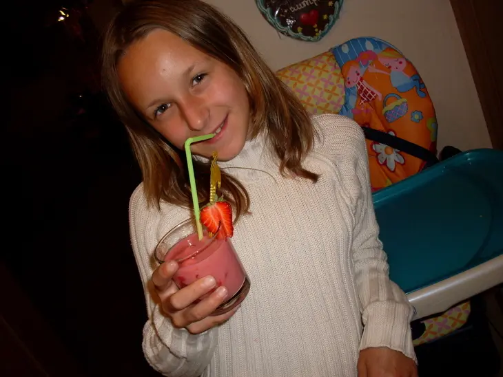 Клубничный smoothie: шаг 3
