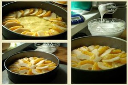 Домашний пирог с грушей и апельсином: шаг 4