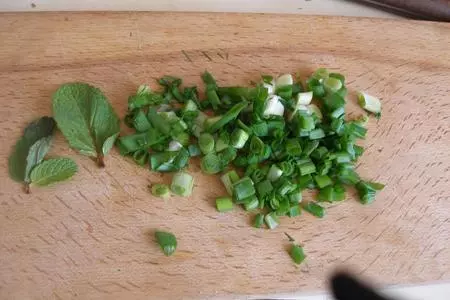 Спагетти с зеленым соусом и кешью: шаг 2