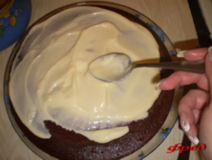 Торт любимый для доченьки: шаг 4