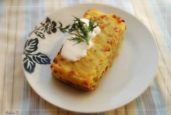 Макаронный торт с творогом и шпинатом: шаг 8