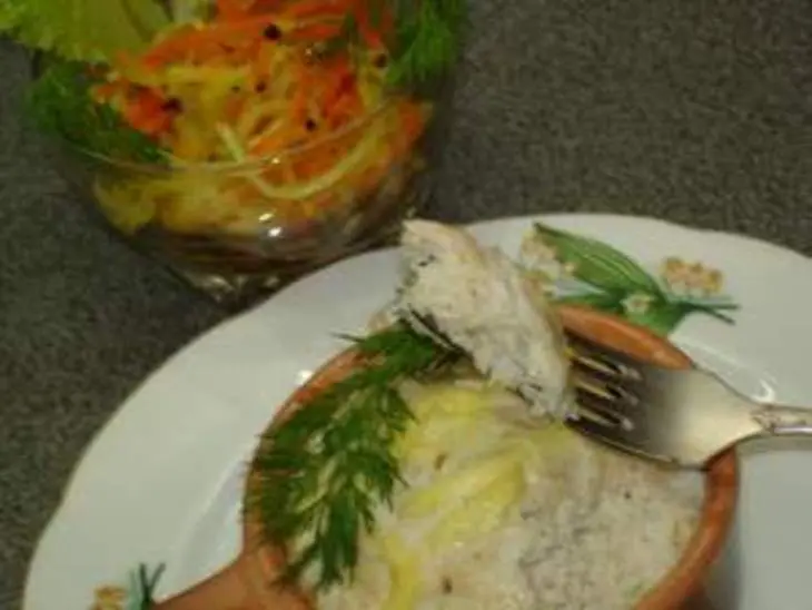 Куриное суфле с овощным спагетти: шаг 8