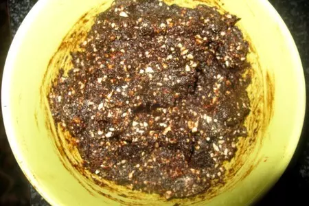 Сырники с начинкой (чернослив + орешки): шаг 3