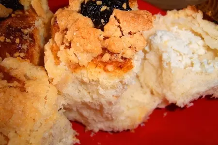Моравские калачи с творогом и со сливовым повидлом: шаг 6