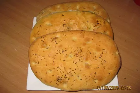 Focaccia - итальянский хлеб - лепёшка: шаг 2