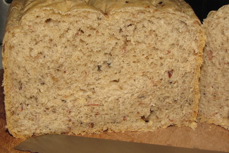 Хлеб с беконом, шампиньонами и луком (в хлебопечке).: шаг 2
