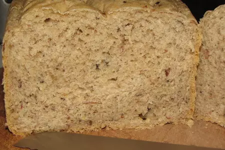 Хлеб с беконом, шампиньонами и луком (в хлебопечке).: шаг 2