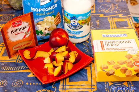 Персиковый десерт: шаг 1
