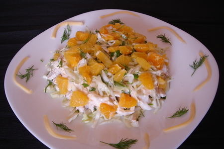 Салат с курицей и апельсинами: шаг 5