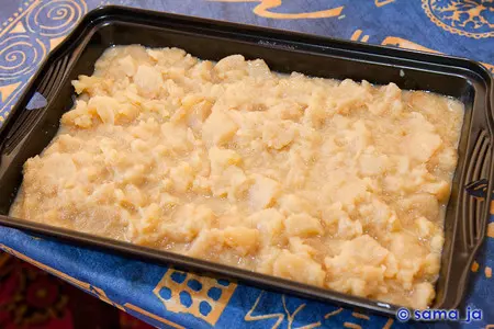 Яблочно миндальный десерт: шаг 6