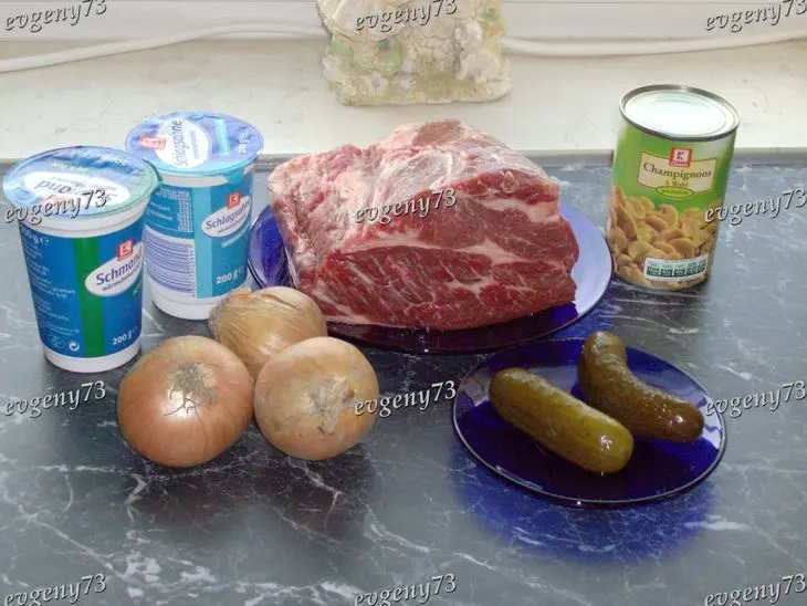 Beefstroganoff: шаг 1