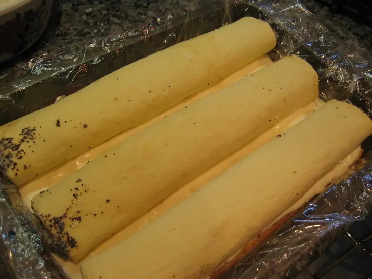 Пляцок рулетный с маком: шаг 8