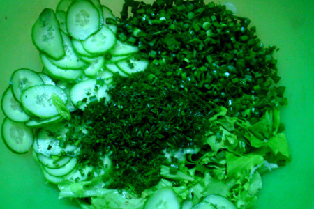 Зелёный, зелёный салат: шаг 5