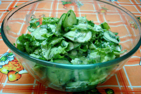 Зелёный, зелёный салат: шаг 6