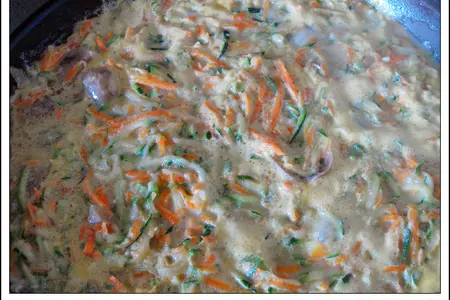 Макароны с овощами и куриной грудкой: шаг 6