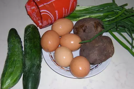 Окрошка без кваса: шаг 1