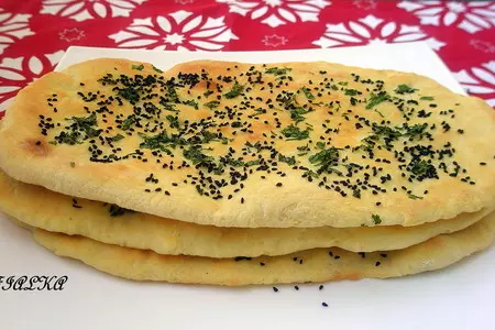 Naan(индийские лепешки): шаг 1