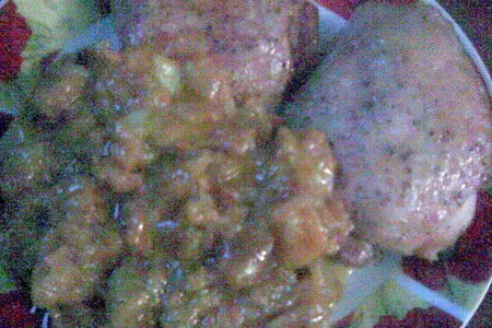 Нежный соус с кабачками и яблоками: шаг 3