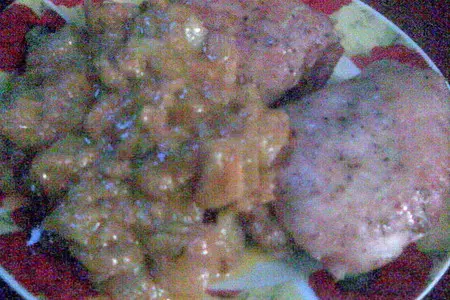 Нежный соус с кабачками и яблоками: шаг 4