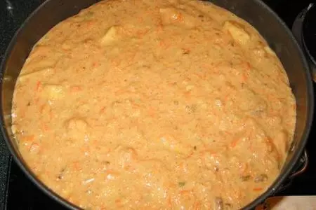 Морковно-овсяный пирог: шаг 1