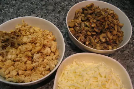 "жюльен" в ракушках: шаг 2