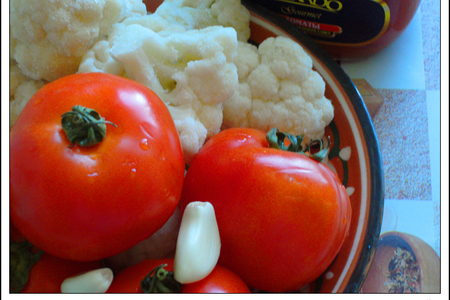 Гратэн из цветной капусты с помидорами: шаг 1