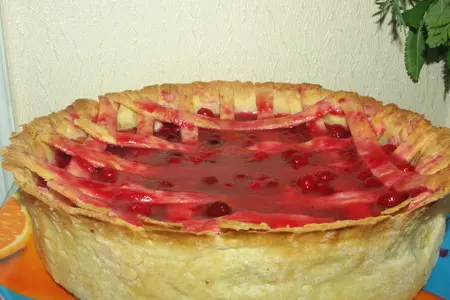 Пирог с клюквой и курицей: шаг 8