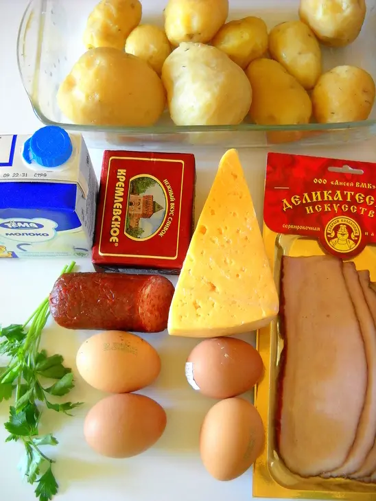 Сицилийский картофельный пирог: шаг 1
