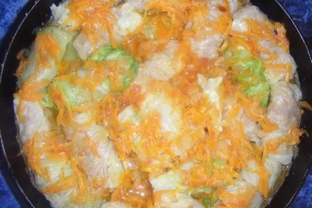 Голубцы из пекинской капусты: шаг 6