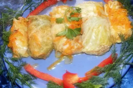 Голубцы из пекинской капусты: шаг 7