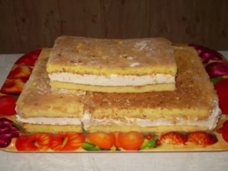 Торт  " праздничный ": шаг 1