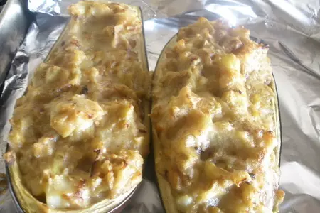Баклажаны с начинкой из картофеля: шаг 2