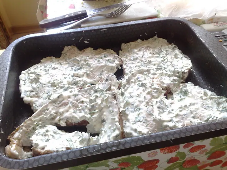 Мясо по-французски со сливками: шаг 4