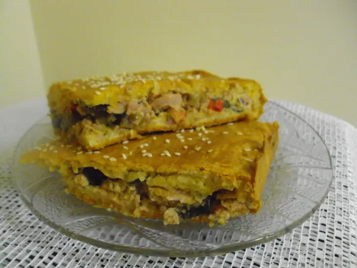 Пирог мясной с овощными нотками: шаг 9