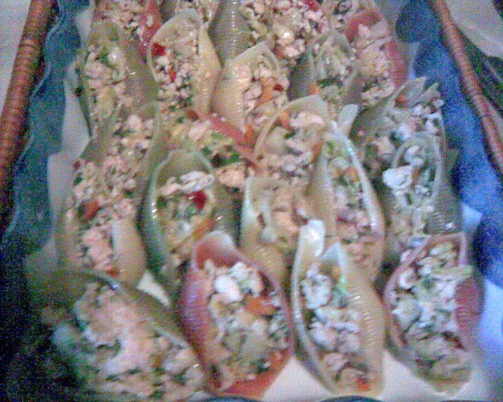 Фаршированные ракушки: шаг 2