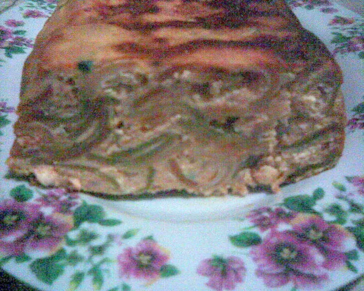Творожная запеканка с итальянскими разноцветными ракушками и карамельным пуддингом: шаг 7