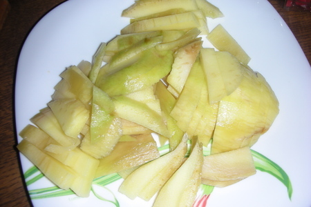 Салат с курицей,манго и авокадо.: шаг 3