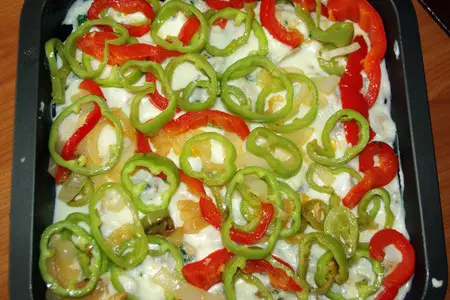 Запеканка из курицы и сладкого перца: шаг 6