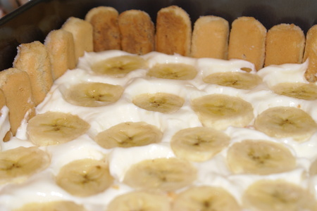 Бананово-клубничный торт по мотивам  "тирамису": шаг 6