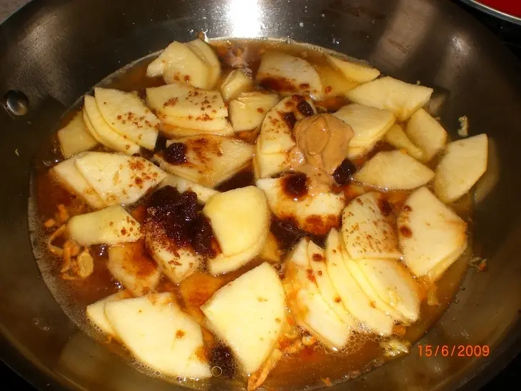 Куриная грудка с соусом из манго и яблок: шаг 5