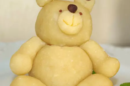 Марципан для лепки.медвежонок: шаг 7
