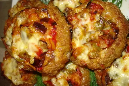 Корзиночки из фарша с овощами: шаг 5