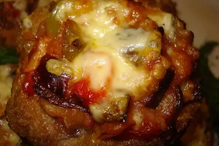 Корзиночки из фарша с овощами: шаг 6
