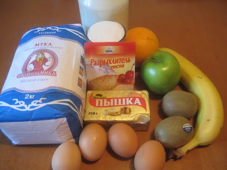 Торт "экзотический рай": шаг 1