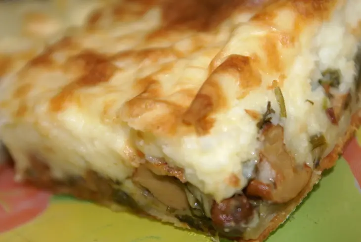 Пирог с грибами и картофелем: шаг 7