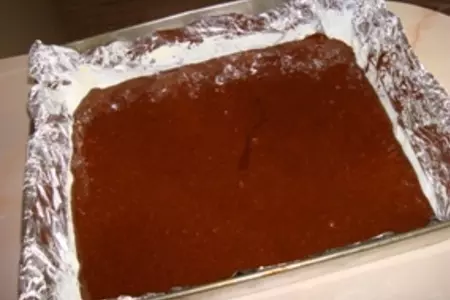 Тройные шоколадные брауни с кофе: шаг 3