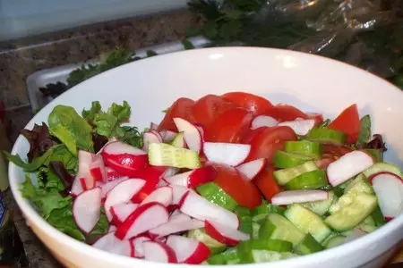 Просто очень вкусный салат-  !!!: шаг 5