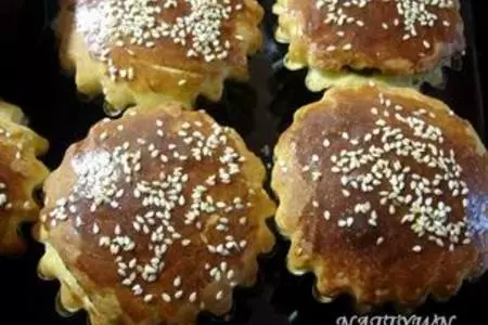 Булочки с начинкой из щавеля.: шаг 3