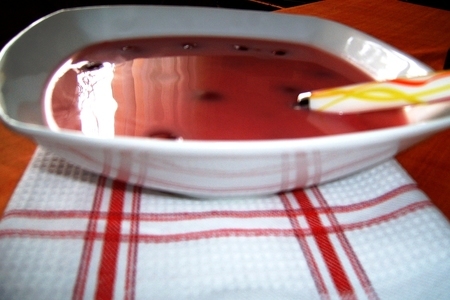 Habart meggyleves- шелковистый охлаждающий вишневый суп: шаг 1