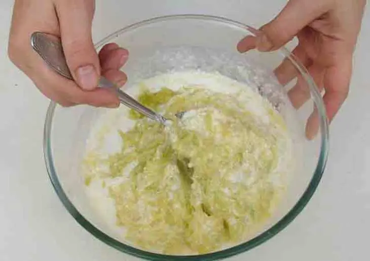 Блинчатый пирог с кабачками: шаг 2